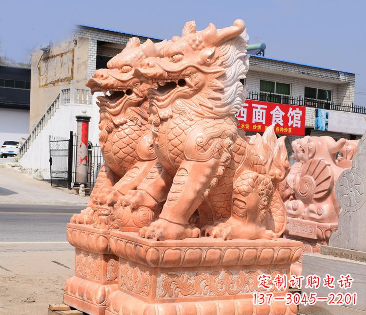 连云港传说中的麒麟雕塑