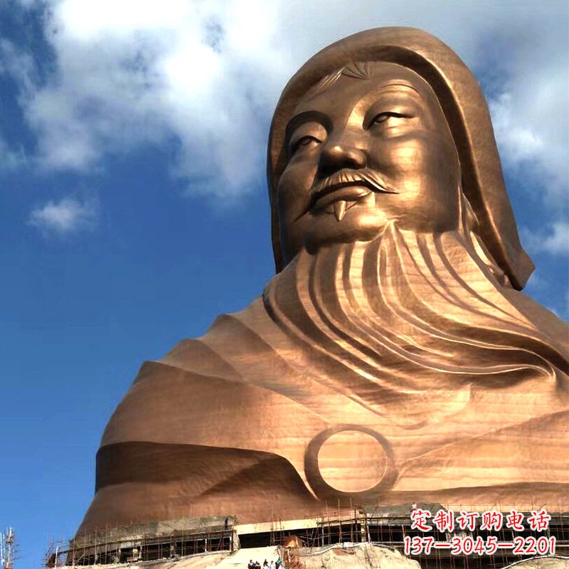 连云港成吉思汗的传奇——大型头像雕塑