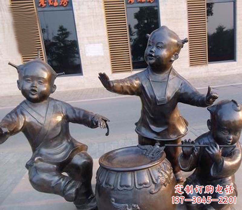 连云港儿童铜雕——传承精神家园的艺术瑰宝