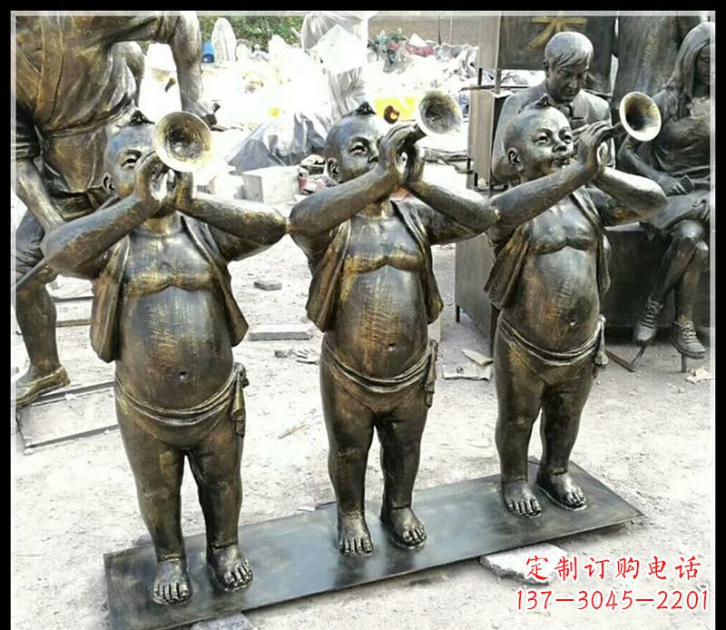 连云港儿童雕塑弘扬传统文化