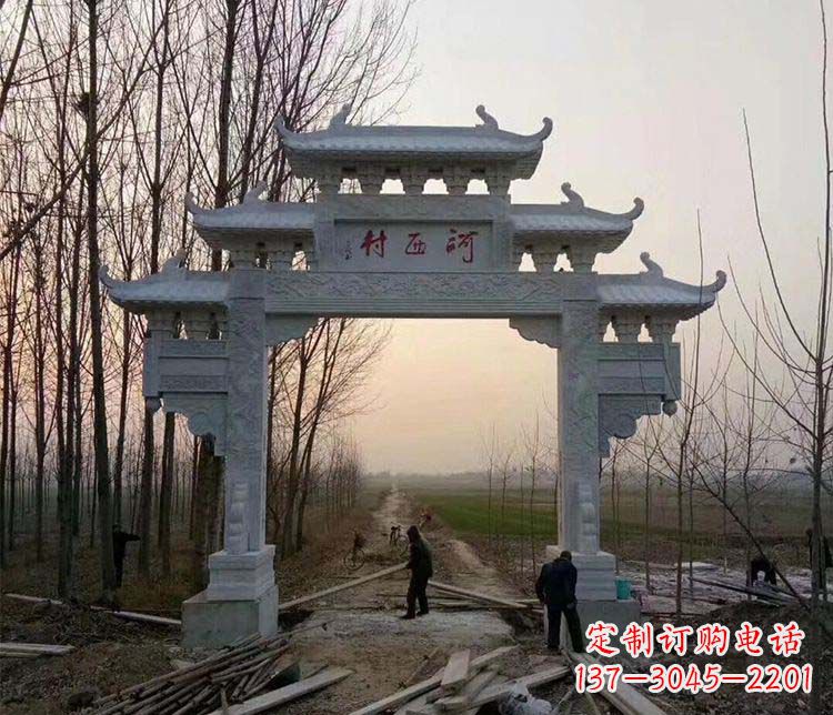 连云港牌坊雕塑——记忆中的美丽家乡