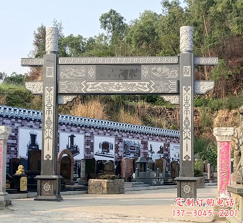 连云港村庄石雕牌坊