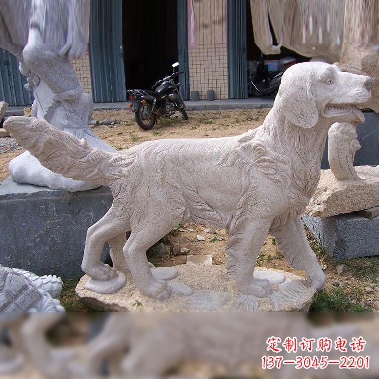 连云港大理石狗雕塑——精致的狗雕塑,让你的生活更有趣