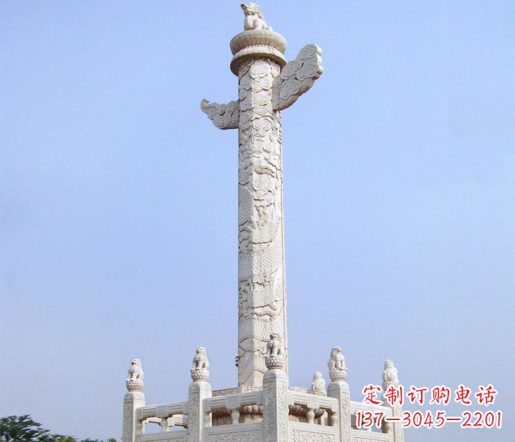 连云港大理石华表雕塑