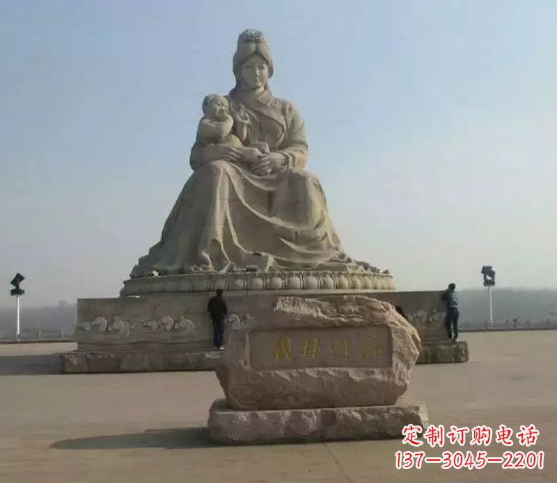 连云港大理石母亲精美雕塑