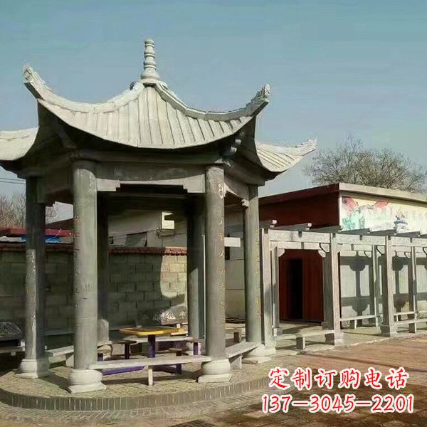 连云港大理石凉亭庭院亭子