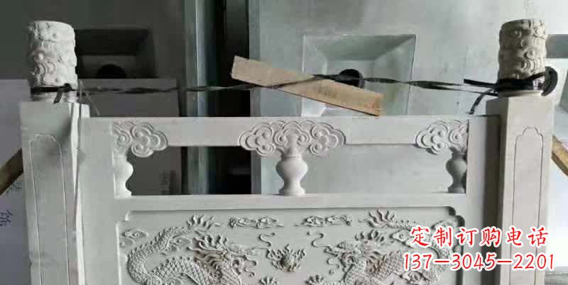 连云港大理石龙浮雕栏板雕塑