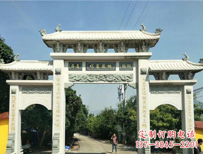 连云港大理石牌坊雕塑