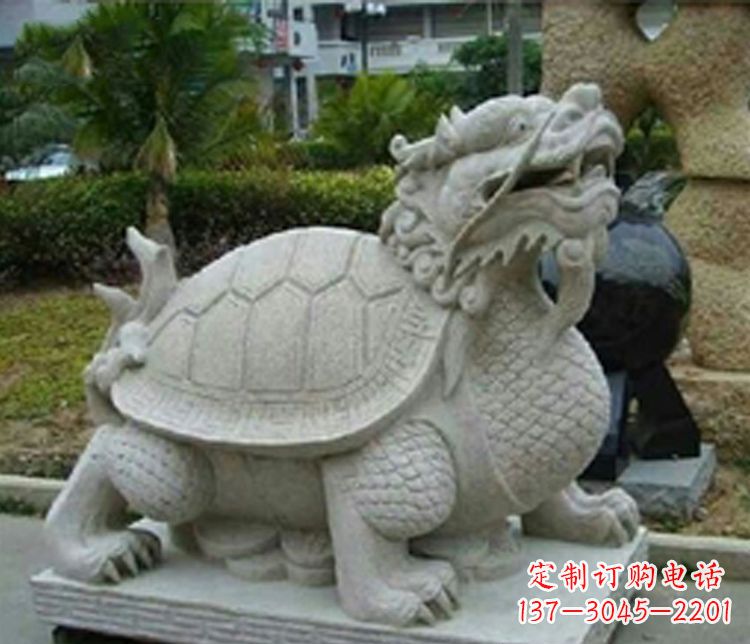 连云港大理石铜钱龙雕塑