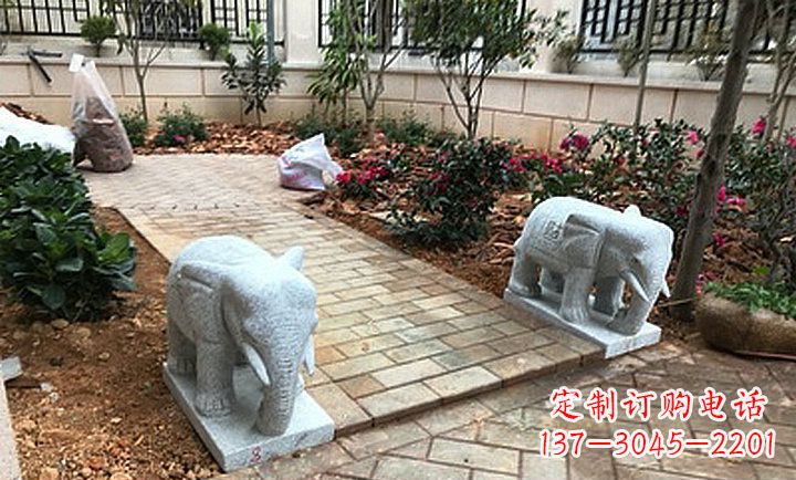 连云港大理石小象石雕,让你的大好家园更加美丽