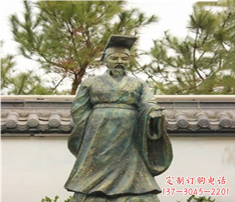 连云港青铜雕刻汉武帝铜雕