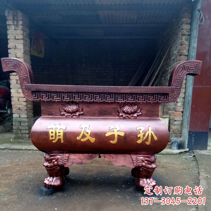 连云港雕刻铜香炉