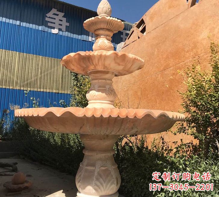 连云港跌水盆喷泉石雕——精美的喷泉雕塑