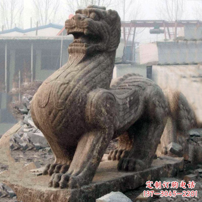 连云港仿古狴犴青石雕塑