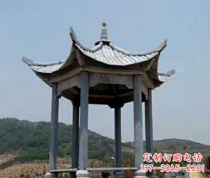 连云港仿古石雕凉亭