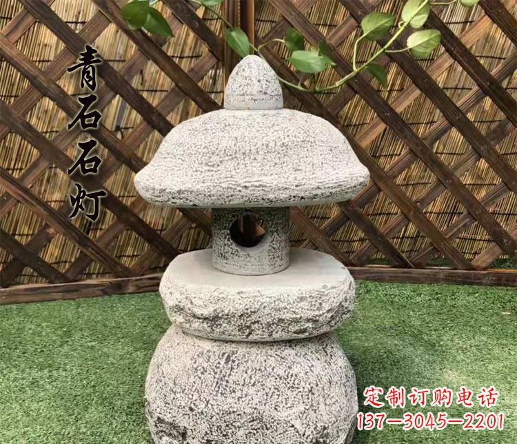 连云港仿古石灯公园照明灯石雕