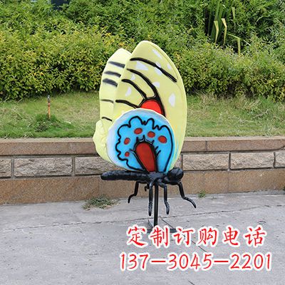 连云港大号黄色蝴蝶雕塑