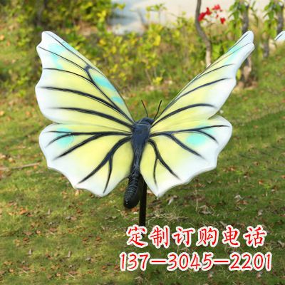 连云港色彩丰富的仿真蝴蝶雕塑
