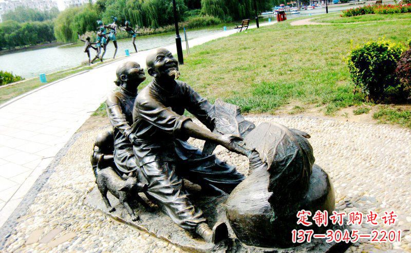 连云港新颖可爱的铜雕萝卜小品