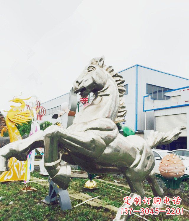 连云港产品名称优雅的不锈钢雕塑——奔马