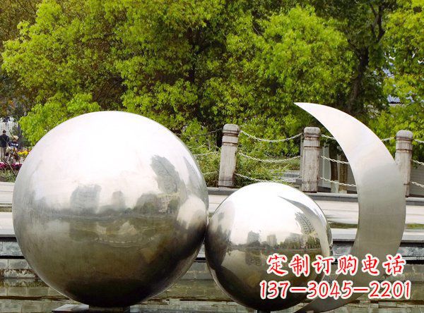 连云港别出心裁不锈钢地球雕塑