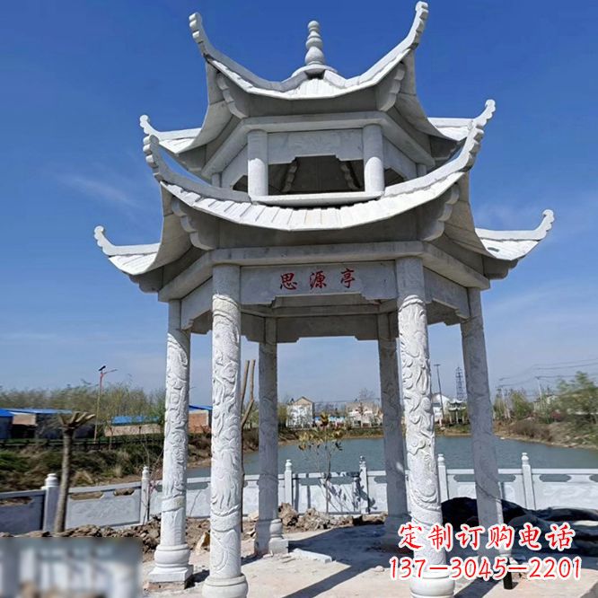 连云港公园大理石凉亭