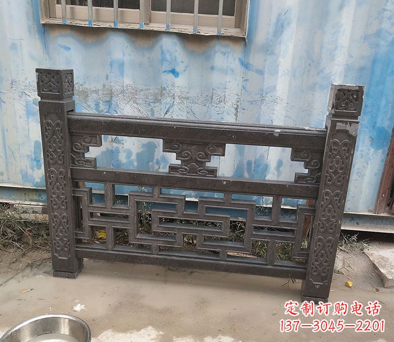 连云港集乐馆大理石栏板雕塑