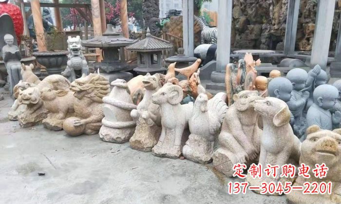 连云港十二生肖动物雕塑