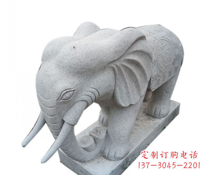 连云港精美绝伦的大象大理石雕塑