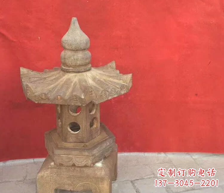 连云港景观仿古石灯雕塑