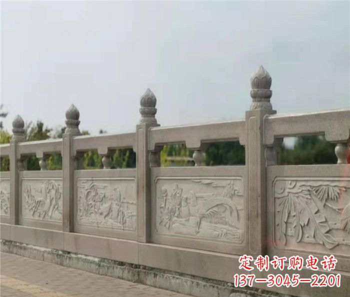 连云港泰山大理石浮雕栏板雕塑