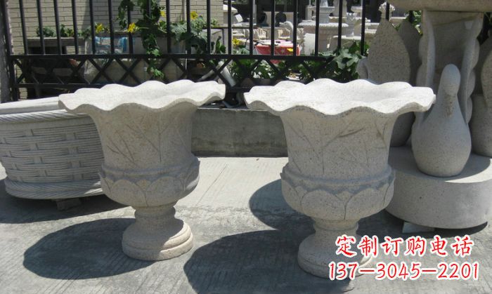 连云港大理石花盆雕塑