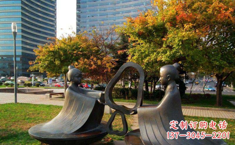 连云港传承传统文化,精心打造精美孔融雕塑