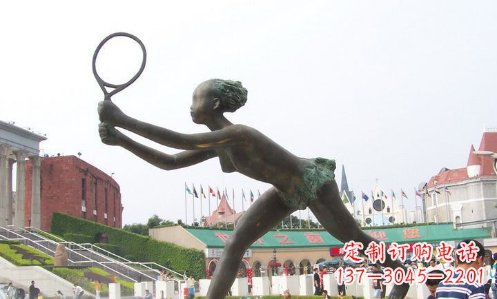 连云港精致羽毛球铜雕