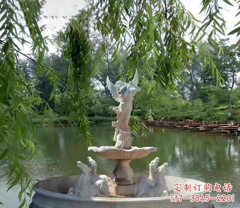 连云港公园天使景观石雕