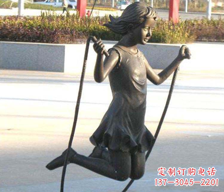 连云港汇聚灵动的青春，唯美女孩铜雕