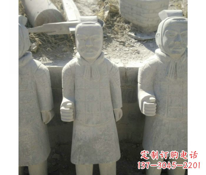 连云港欣赏秦帝国历史,精美的兵马俑雕塑