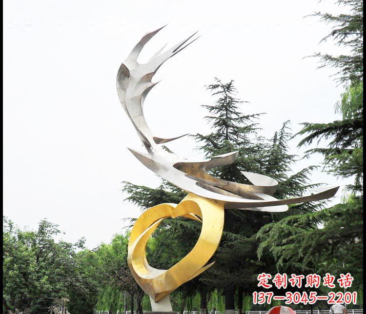 连云港典雅凤凰抽象雕塑