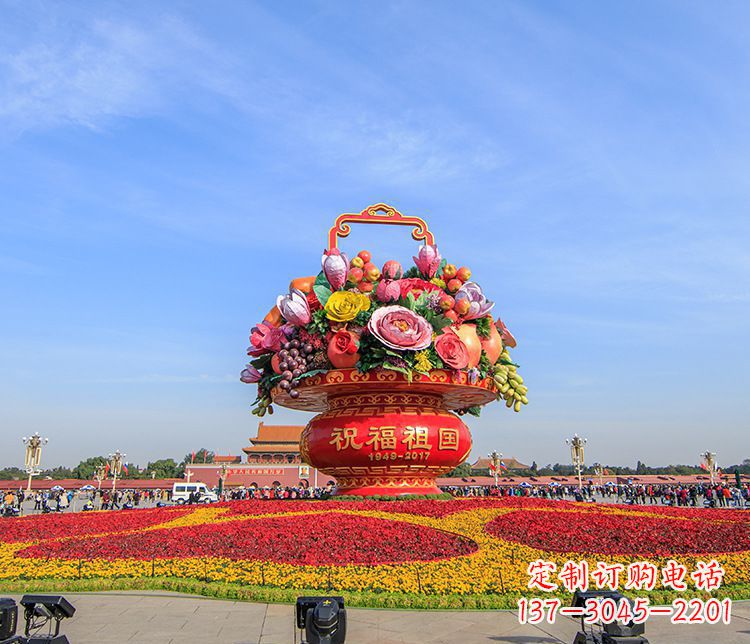 连云港大型不锈钢花篮雕塑，艺术缔造美好景观