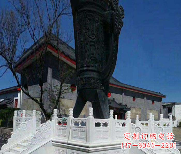 连云港广场景观汉白玉升旗台石雕