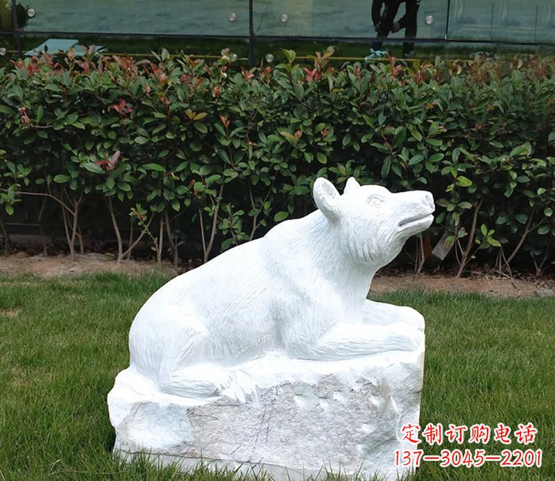 连云港汉白玉小区动物熊