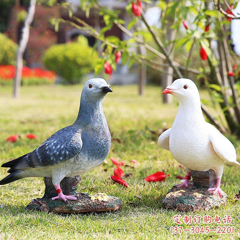 连云港中领雕塑：精美和平鸽雕塑