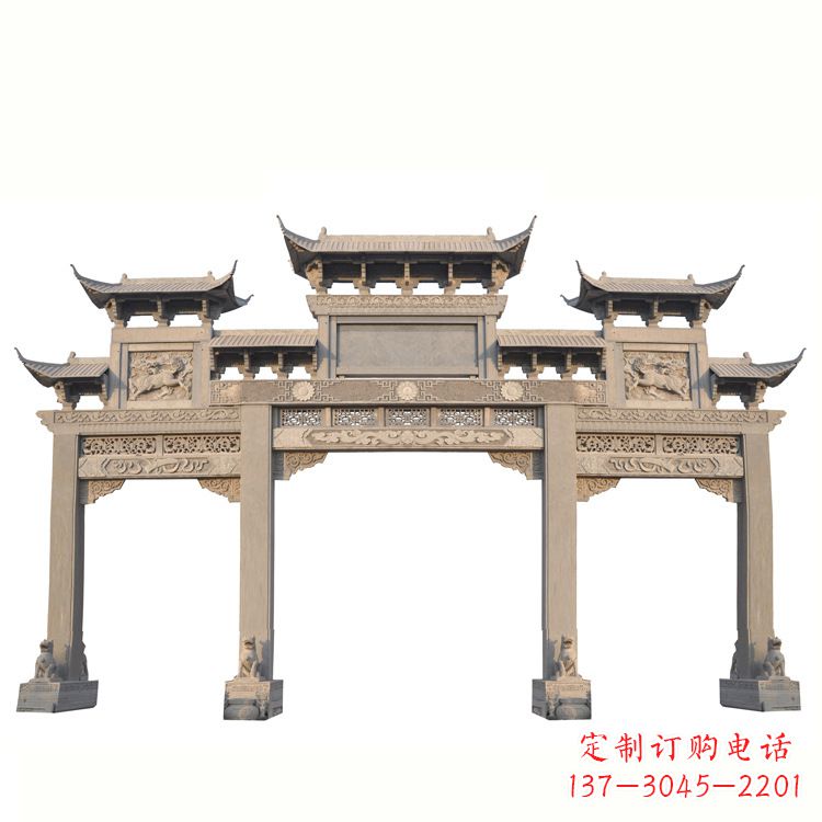 连云港红石牌坊雕塑是一家专业从事牌坊雕塑的厂家…