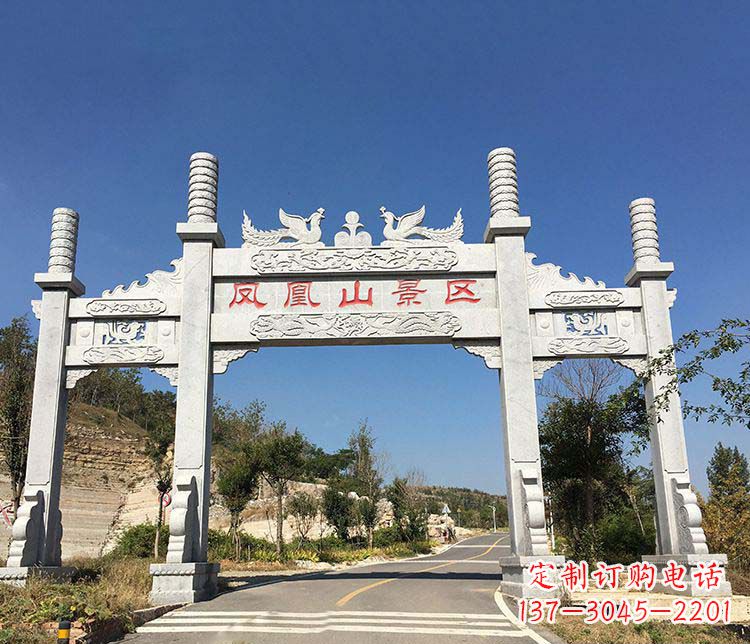 连云港中领雕塑:高质量牌坊石雕