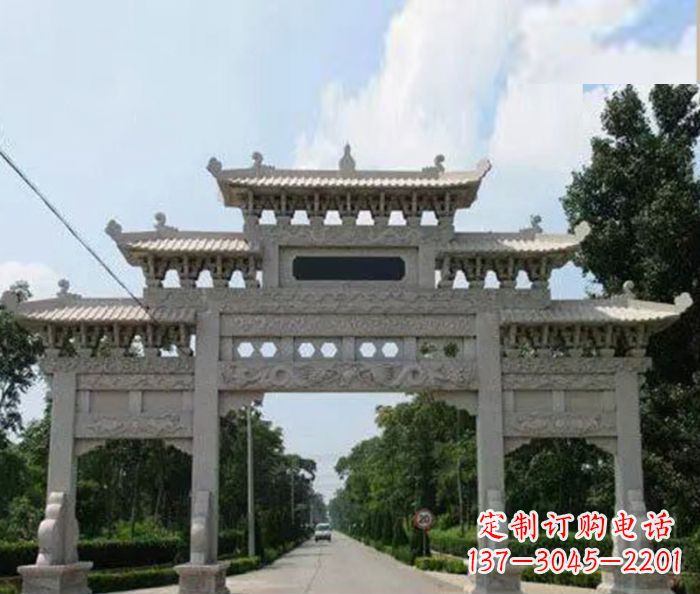 连云港高品质牌坊石雕,专为客户量身定制