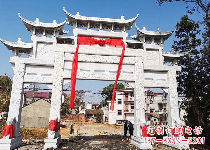 连云港九襄石雕牌坊