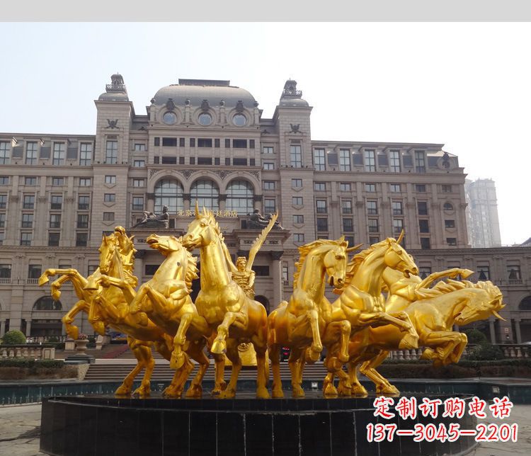连云港马动物铜雕,令您流连忘返