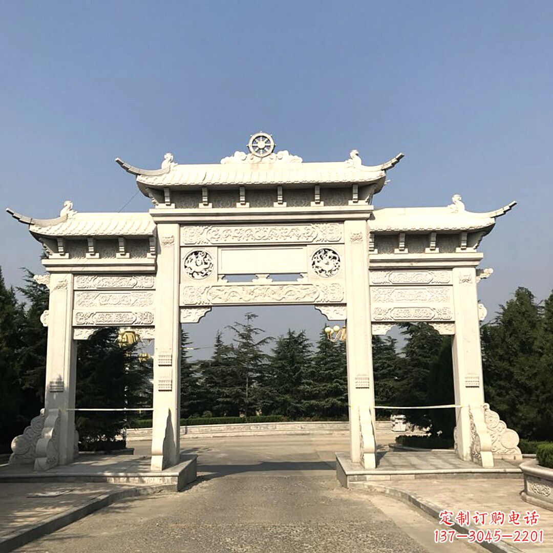 连云港牌坊柱座石雕