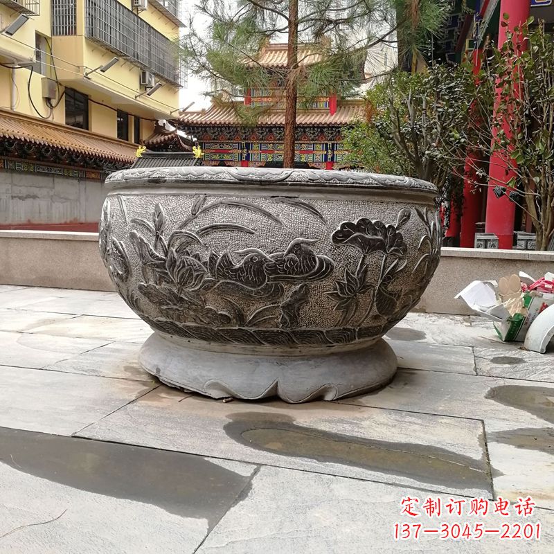 连云港青石仿古鱼缸
