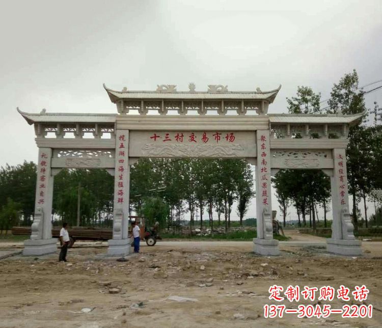 连云港精美石牌坊雕塑,令你惊艳无比